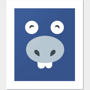 Cute Donkey Face Posters and Art